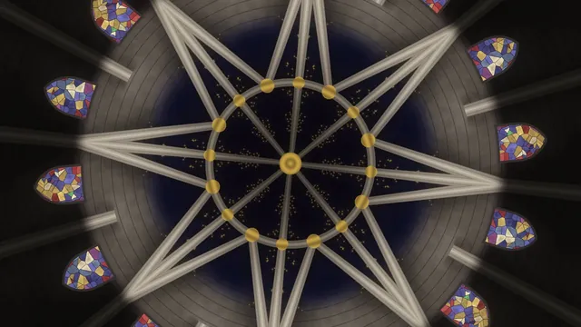 Still from Cathedral 08, Star Vault Rotation